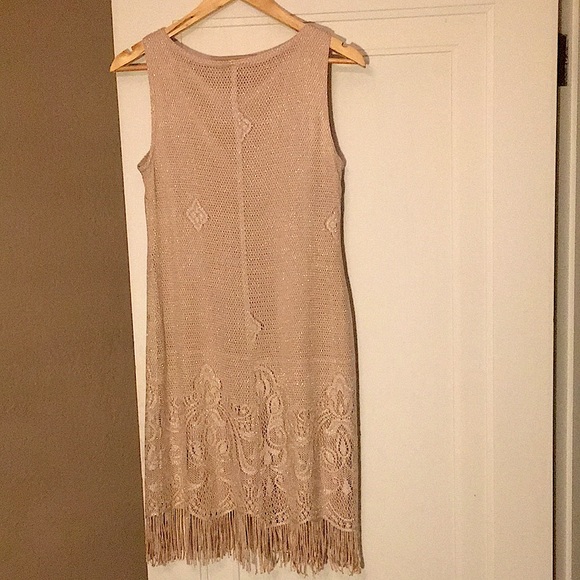 ✨Ricki’s - Vintage✨ Gorgeous Cream Flapper dress - Picture 6 of 11